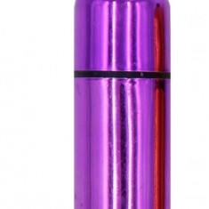 Bullet Vibrator Ava, 10 Moduri Vibratii, ABS, Mov Metalizat, 5.5 cm, Mokko Toys
