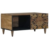 vidaXL Masă de cafea Maro 80 x 50 x 40 cm Lemn de mango solid 4018336
