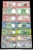 NEPAL █ SET COMPLET █ 5 + 10 + 20 + 50 + 100 + 500 + 1000 Rupees █ 2019-2020 █ P-76-82 █ UNC █ necirculata