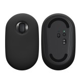 Husa mouse Kwmobile pentru Apple Magic Mouse, Negru, Silicon, KWM0000259K001C