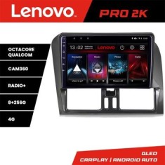 Navigatie Volvo XC60 2014-2018 Lenovo 8 core QLED 2K 8+256 360 Android Waze USB Navigatie Internet Youtube Radio CarStore Technology