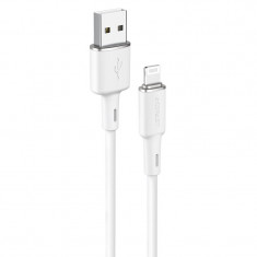 Cablu USB Acefast MFI - Lightning 1,2 M, 2,4 A Alb (C2-02 Alb) C2-02-A-L WHITE