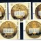 Vatican 2001 - Monede de aur, serie timbre de automat neuzate