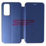 Husa Flip Royal Blue Huawei P Smart 2021, Protectie Completa, Tip Carte