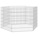 Cumpara ieftin Adapost pentru animale cu 6 panouri, 54x60 cm, fier galvanizat