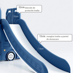 Spatiu de joaca 3 in 1 Nichiduta Happy Bus Blue