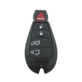 Carcasa cheie SmartKey tip OEM pentru Jeep/Chrysler/Dodge &ndash; 4 butoane + Panic