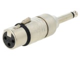 Adaptor XLR Female to 2-Pole Plug Adapter