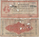 1940 ( 27 IX ) , 50 centen ( P-104a.3 ) - Surinam