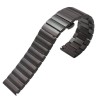 Curea metalica compatibila Huawei Watch GT 4, 41mm, Negru, prindere fluture, Very Dream