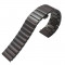 Curea metalica compatibila ASUS Zenwatch 2 WI502Q, 18mm, Negru, prindere fluture