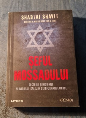 Seful Mossadului Shabtai Shavit foto