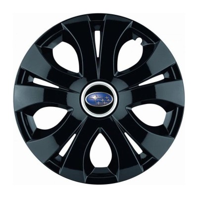 Set 4 Capace Roti Top Negru R16, Compatibil Cu Subaru foto