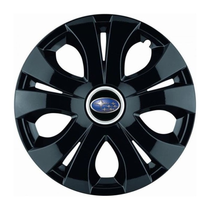 Set 4 Capace Roti Top Negru R16, Compatibil Cu Subaru