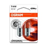 Set 2 Becuri 12V T4w Original Blister Osram 138845 3893-02B