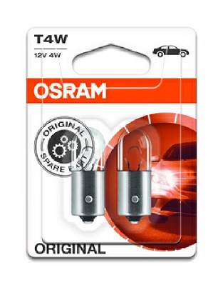 Set 2 Becuri 12V T4w Original Blister Osram 138845 3893-02B foto