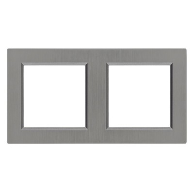 Nova cadru două orizontale gri foto