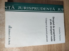 Dreptul de proprietate si alte drepturi reale - Culegere de practica judiciara - Corneliu Turianu (Editura C.H. Beck, 2007)
