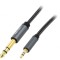 Cablu Audio Jack 3.5mm la Jack 6.3mm Aurit 5m