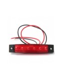 Lampa Gabarit Auto LED 24V Rosie LG-6SMD-24V-ROSU, 6 LED-uri, 95mm