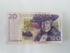 Bancnota Suedia 20 Kronor 2008