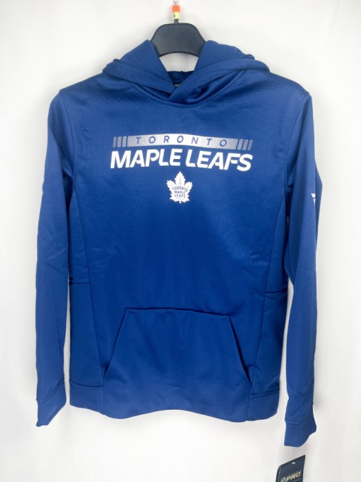 Toronto Maple Leafs hanorac cu glugă pentru copii Authentic Pro Hood Po Hoodie - Dětsk&eacute; L (13 - 14 let)