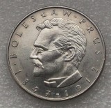 P1. Polonia 10 Zloti Zlotych Boleslaw Prus 1977 UNC **