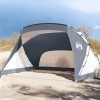 VidaXL Cort de plajă, gri, 274x178x170/148 cm, poliester 185T 94405