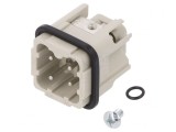 Conector HDC Tată 4 Pin 3 Inserturi de Contact