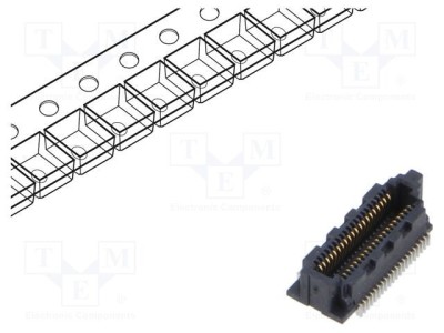 Conector PCB-PCB mamă PIN 20 0,4mm SS4 aurit SMT 1,6A SAMTEC foto