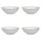 Set boluri supa, 4 piese, 650 ml, Portelan, Alb