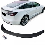 Spoiler spate Performance negru lucios potrivit pentru Tesla Model 3 din 2017 Performance AutoTuning
