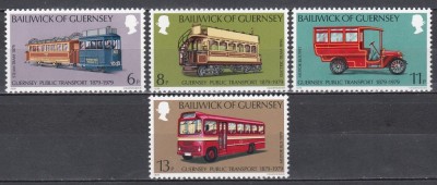 Guernsey 1979 - Centenarul transportului public, MNH foto