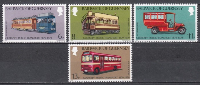 Guernsey 1979 - Centenarul transportului public, MNH
