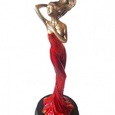 Statueta decorativa, Femeie, Rosu, 31 cm, 356328DX