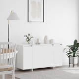 vidaXL Bufet Alb Alb Lemn 135 x 41 x 75 cm Bufet Alb Dreptunghiular