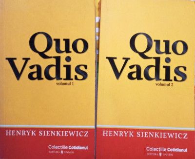 Henryk Sienkiewicz - Quo Vadis, 2 vol. foto