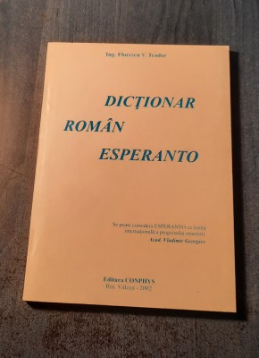 Dictionar roman - esperanto Florescu V. Teodor foto