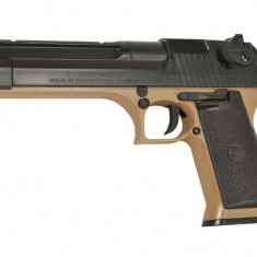 DESERT EAGLE 50AE - TAN BODY - BLACK RAIL SLIDE