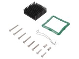 Radiator Negru cu Aripioare L40mm W40mm H14.5mm