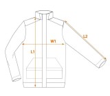 Bluza de lucru cu fermoar,femei,Neo M