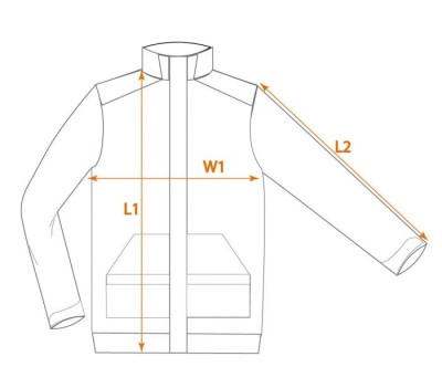 Bluza de lucru cu fermoar,femei,Neo L foto