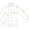 Bluza de lucru cu fermoar,femei,Neo L
