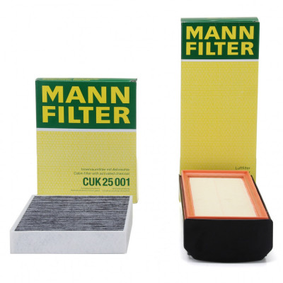 Pachet Revizie Filtru Aer + Polen Mann Filter Bmw Seria 4 F36 2014&amp;rarr; 430d 435d C37009+CUK25001 foto