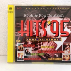 * Dublu CD muzica: Hits '95 - Rock & Pop German