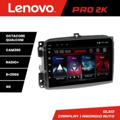 Navigatie Fiat 500L 2012-2017 Lenovo Kit-500L 8 core QLED 2K 8+256 360 Android Waze USB Navigatie Internet Youtube Radio CarStore Technology