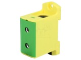 Term.&icirc;mbinare de şine 25&divide;150mm2, piste: 1 borne: 2 galben-verde