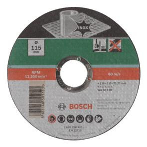 Disc de taiere BOSCH pentru otel inoxidabil D 115 mm; grosime 1,0 mm foto