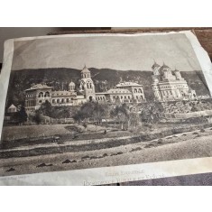 Manastirea Curtea de Argeș planșa cu heliogravura / 3 / după cliseu fotografic realizat de fotograful curții regale, I. Spirescu