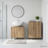 Cumpara ieftin Set de dulapuri pentru baie, 2 piese ZWOLLE Stejar Artizanal